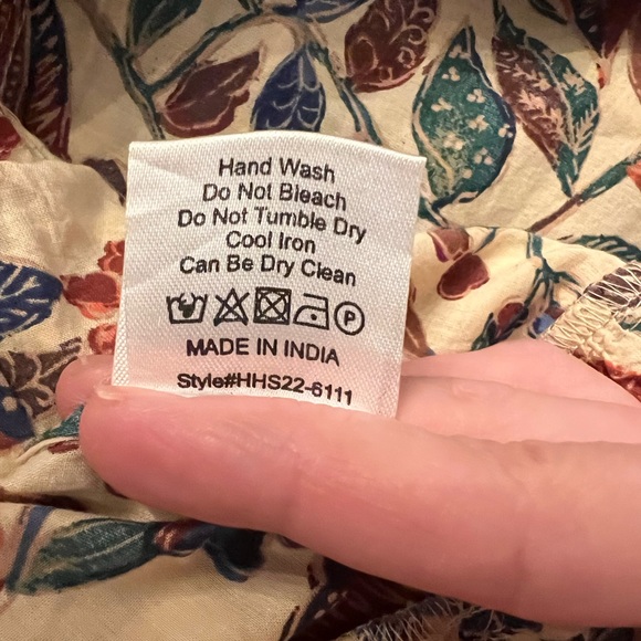 House of Harlow 1960 Dress Maxi XS Floral, Ruffles, Plunging Neck, Open Back - Picture 9 of 10